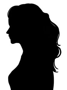 女性シルエット
