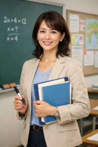 40代女性教師